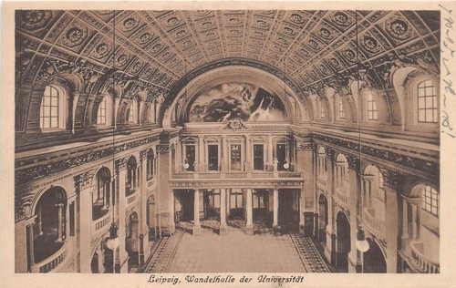 Postcard wandelhalle the - of,