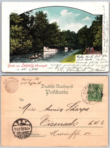 Leipzig germany river boating - leipzig,