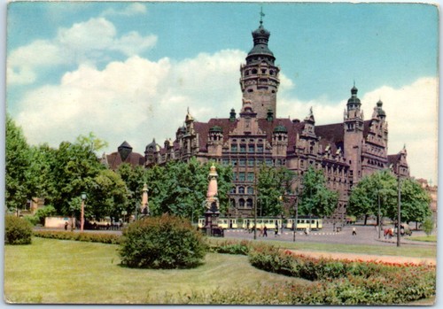 Postcard new town hall - postcard,